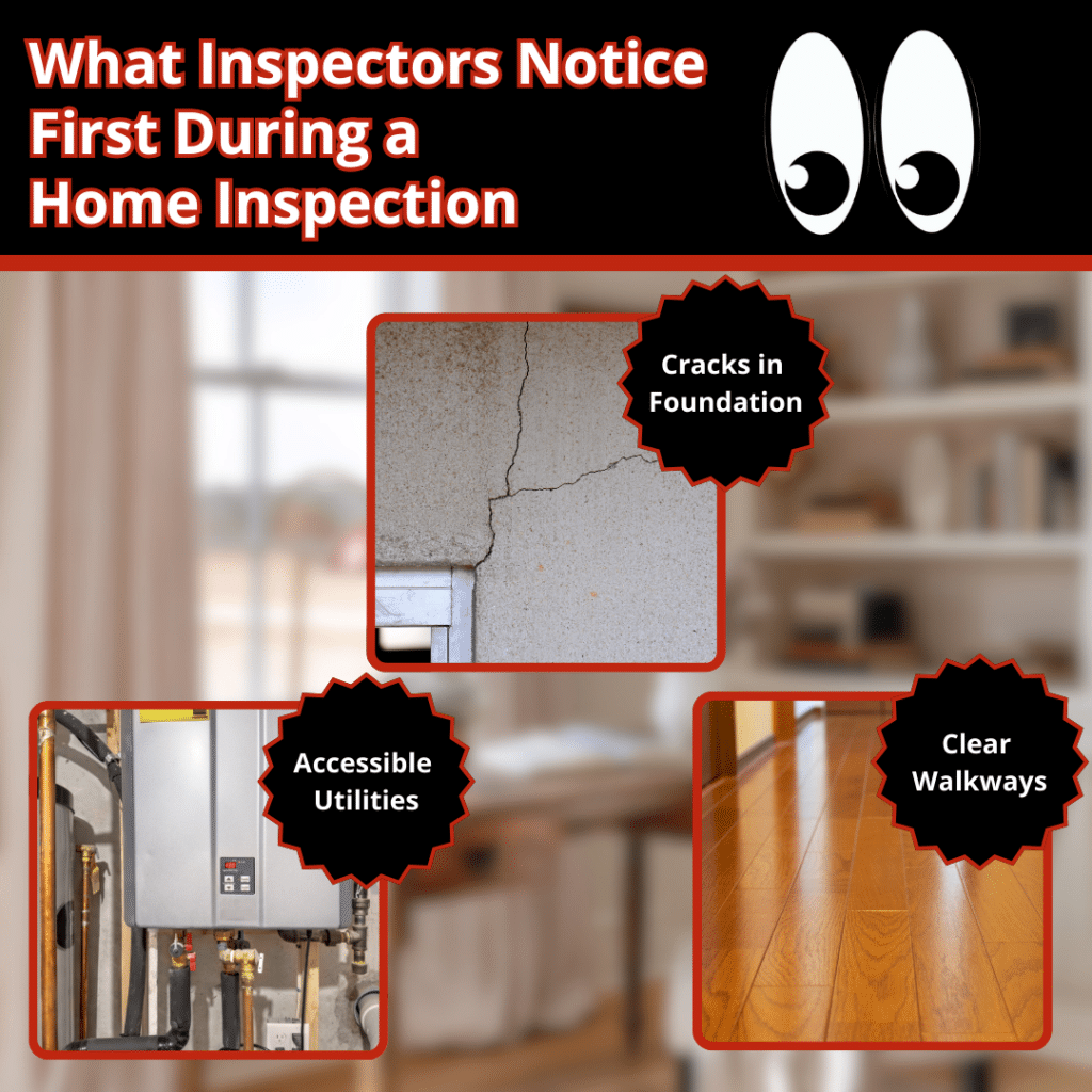 what inspectors notice during a home inspection
