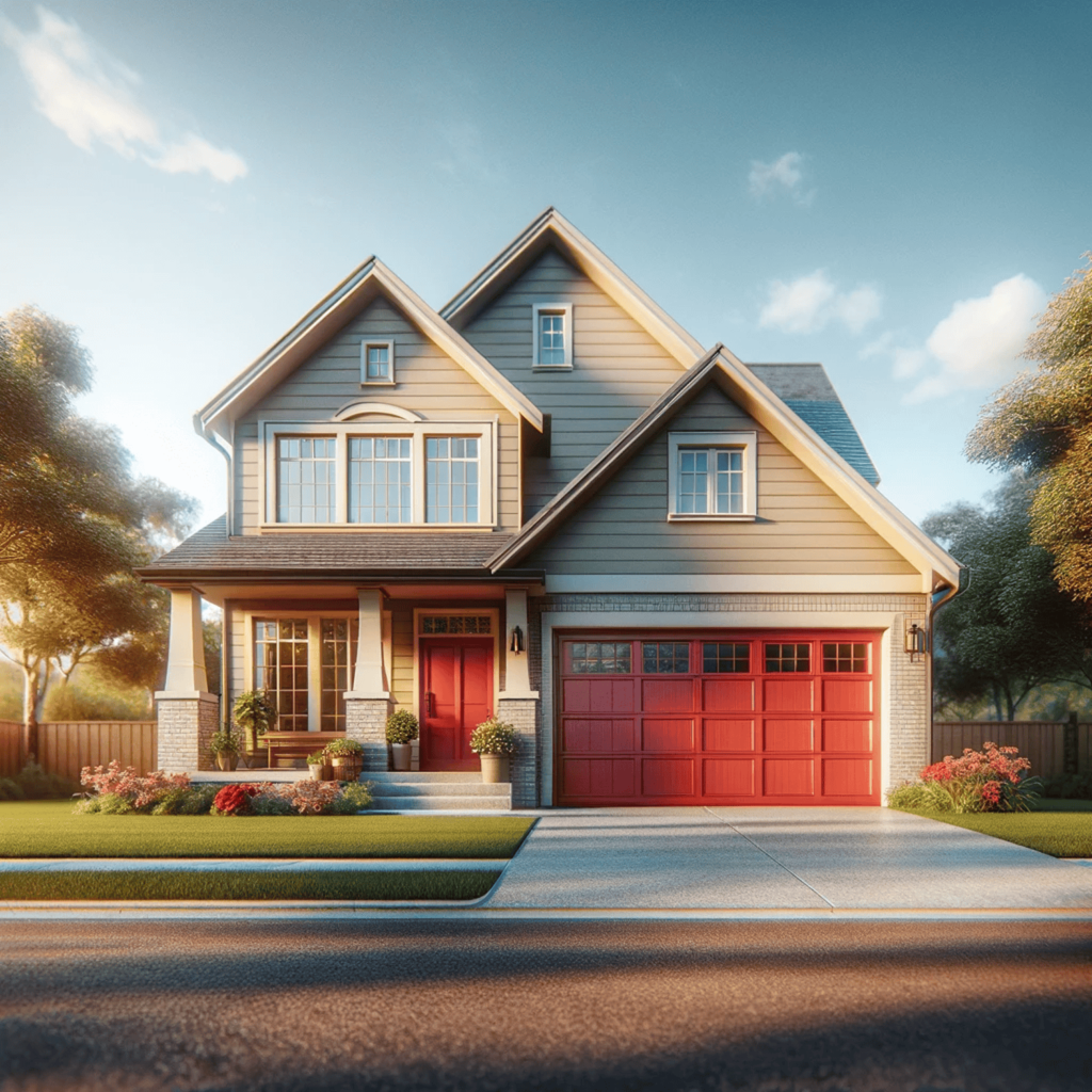 How to paint a garage door