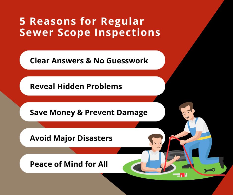 5 reasons for sewer camera inspection