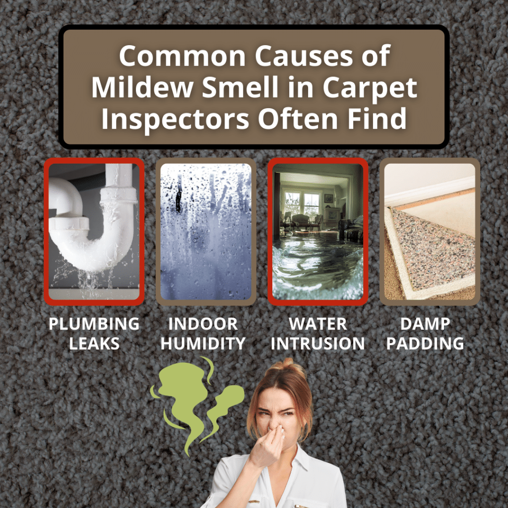 how to get mildew smell out of carpet