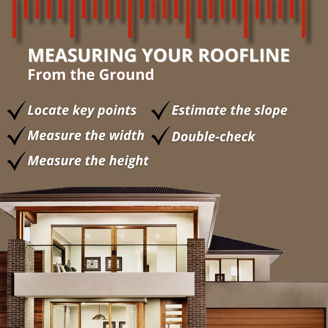 how can i measure my roof line