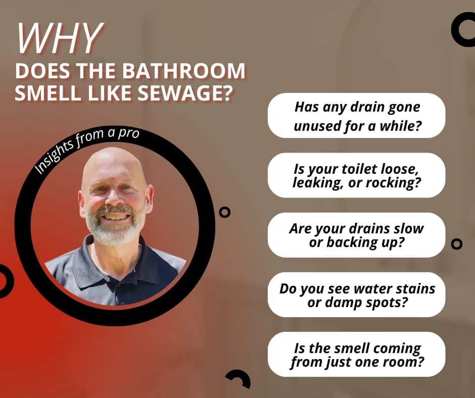 why does my bathroom smell like sewage troubleshooting