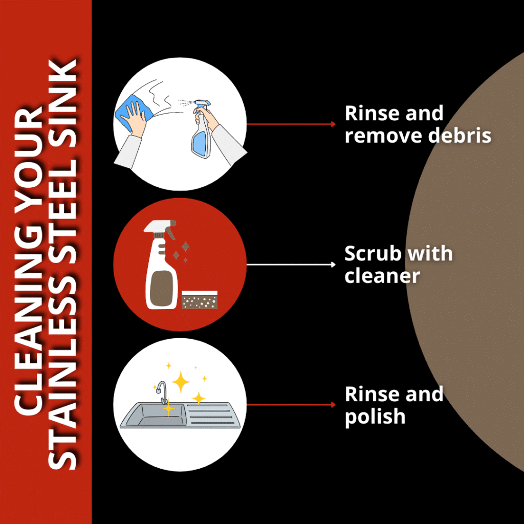 tips for cleaning your stainless steel sink